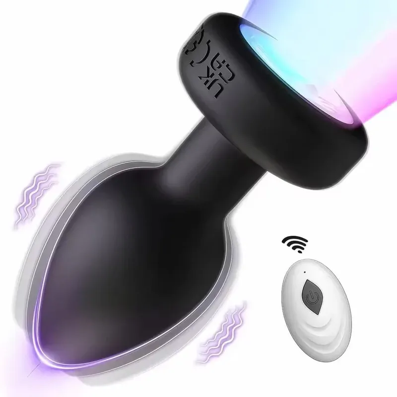 360° Rotation Wiggle Remote Control Vibrator Butt Plug for Men Prostate Massager Gay Anal Vibrator Anal Plug Adults Sex Toys