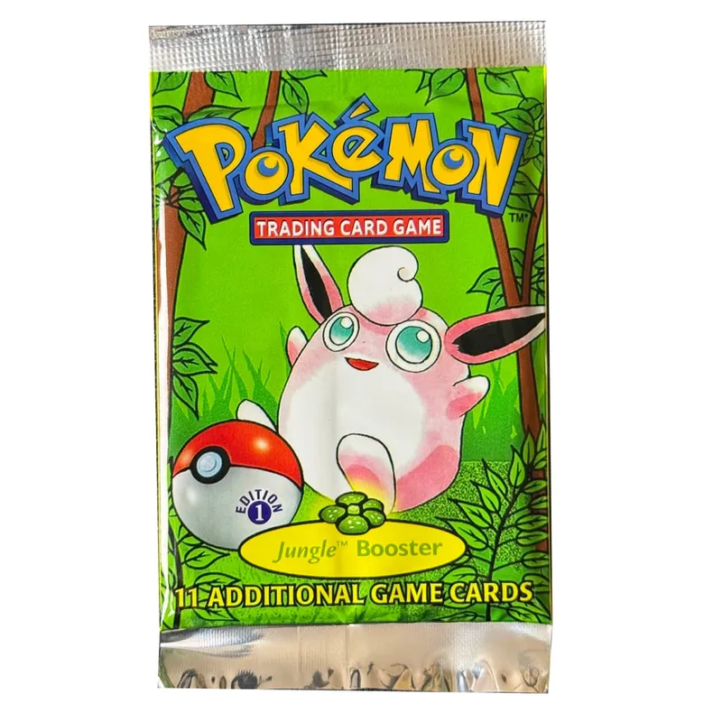 Pokemon Proxy Cards Jungle Booster Pack 1st Edition 11cards/pack Flareon Scyther Wigglytuff Bag TCG Card Gifts
