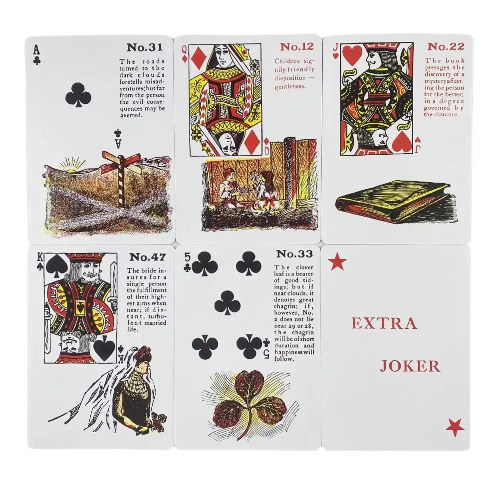Gypsy Witch Fortune Telling Playing Cards Tarot Deck Cards Games Oracle Famliy Game Fun Classic Fate Boardgame Altar