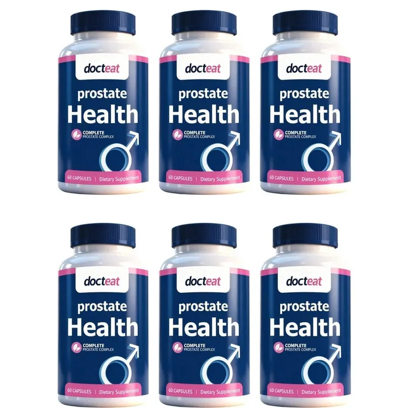Docteat Prostate Health Capsules with Saw Palmetto Extract Pumpkin Seed Extract Stinging Nettle Root Extract 60 Capsules