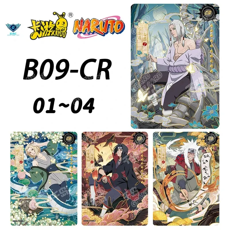 Kayou Naruto New T4W8 T2W9 Anime Rare Card Full Series ASP BP PU HR AR CR MR UR Complete Set Anime Collection Card Kids Toy Gift — image 4