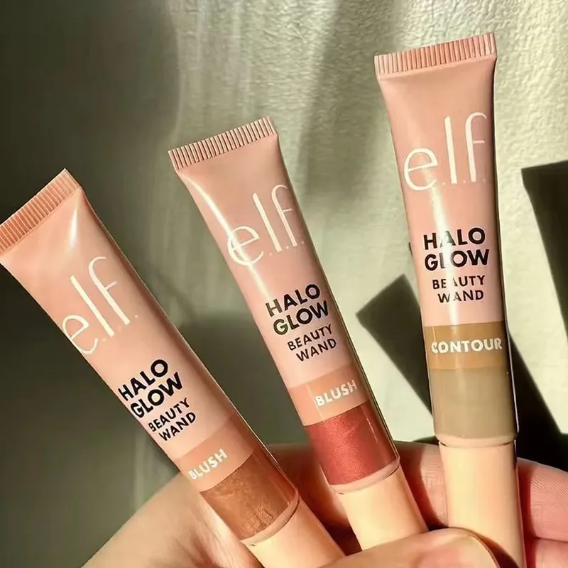 ELF Lesk na rty Natural Shine & Blush Liquid Voděodolný a odolný proti potu Snadno se rozmazává Lehký a dlouhotrvající make-up