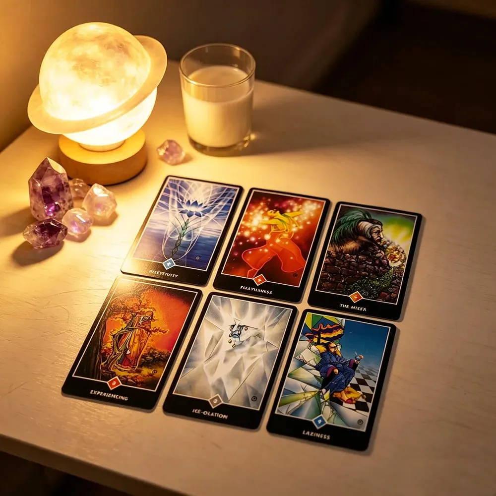 Osho Zen Tarot Cards 79Pcs English Version Divination Board Game Cards Game– Mindfulness & Meditation Deck for Spiritual Growth