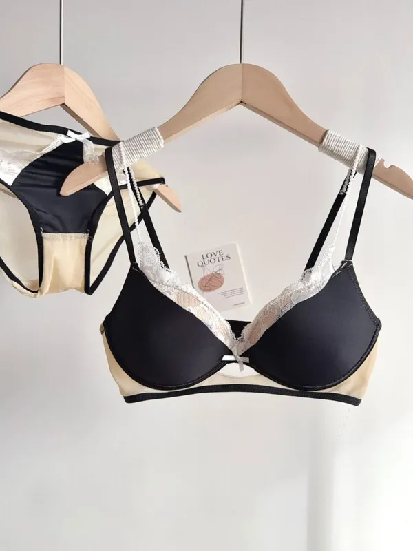 Lace Sexy Pure Desire Lingerie Set for Women Push-Up & Bust Enhancing for Small Chest 2026 Arrival Bestseller Side