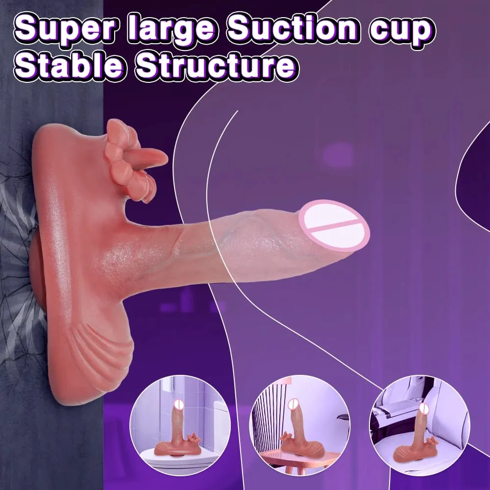 Realistic Dildo Vibrator Sit And Ride 6 IN 1 Vibrating Remote Control Vagina Anal G Spot Clitoral Stimulator Sex Toys for Women