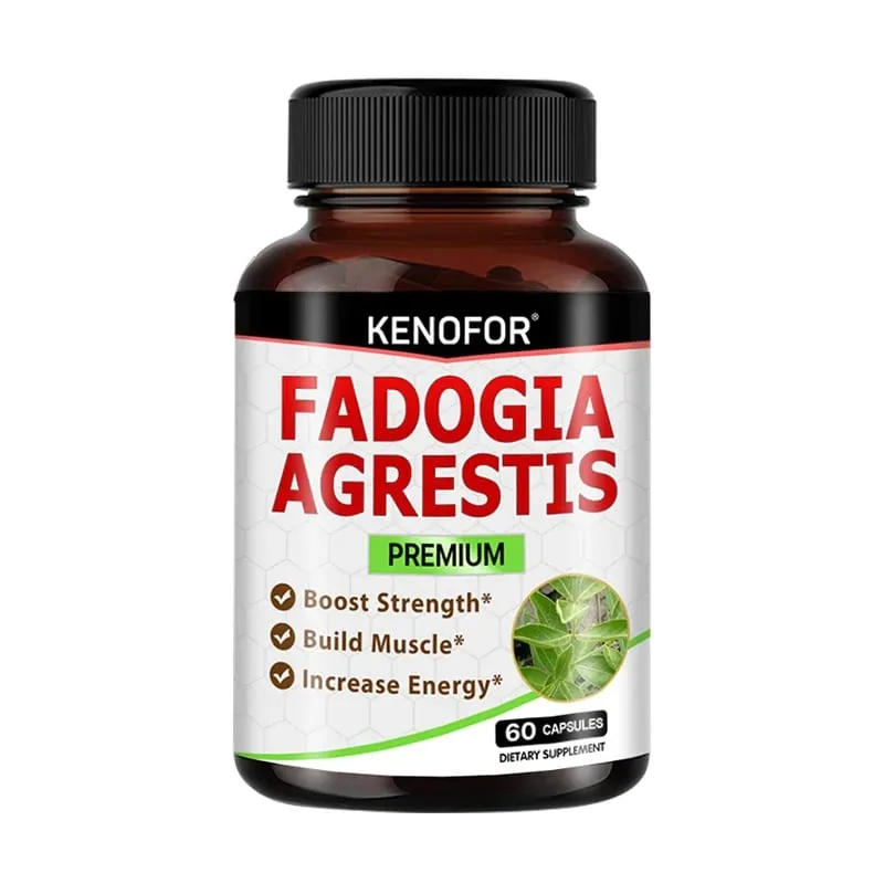 Fadogia Agrestis Capsules - [Maximum Strength] - Strength Drive Athletic Performance Muscle Mass Gluten Free Non-GMO