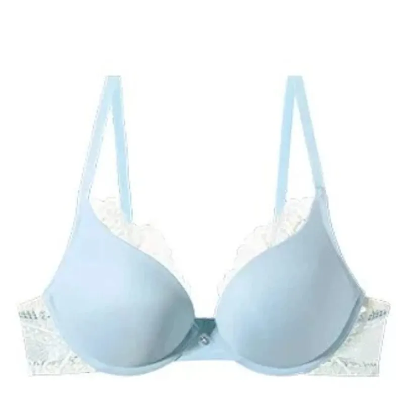 Women Elegant Lace Underwear Set Push Up Bra Soft Underwire Anti Sagging Support Lightweight Comfort Fashion Lingerie Set — image 2