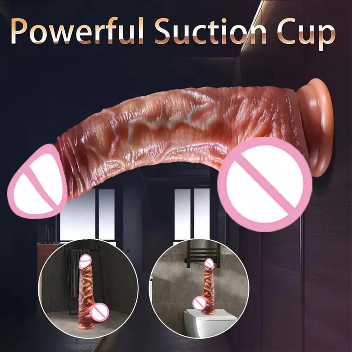 Wearable Realistic Strapon Dildo Skin Testicles Sliding Anal Vagina Sexy Adult Masturbation Big Penis For Women Dildos Sex Toys