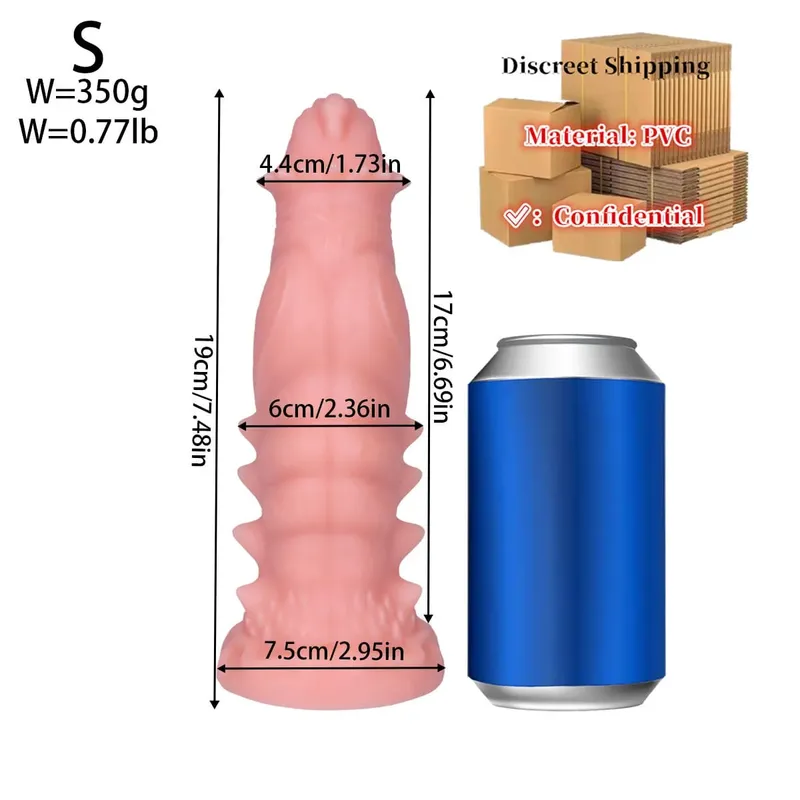 Big Anal Plug Monsters Enlargenmen Prostate Massager Huge Anal Dilator Butt Plug Anal Training Expansion Sex Toys For Women Men