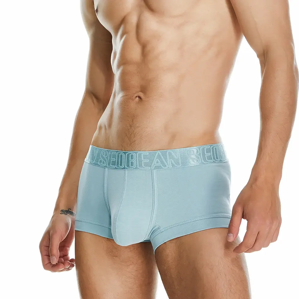 Men's Ribbed Boxer Briefs with 3D Contoured Pouch Elastic Waistband Soft Stretch Fabric for Comfort Casual Underwear — image 19