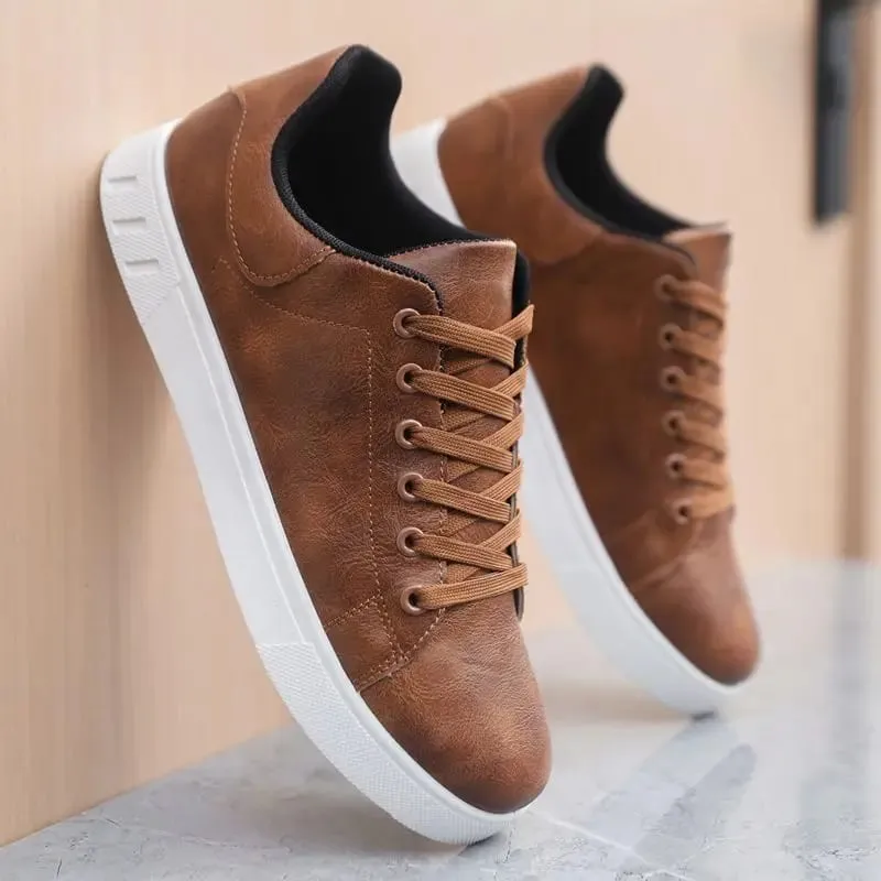 2026 Men's Shoes New Style Four Seasons Fashionable Versatile Soft Bottom White Casual Shoes Breathable Summer Zapatillas Hombre