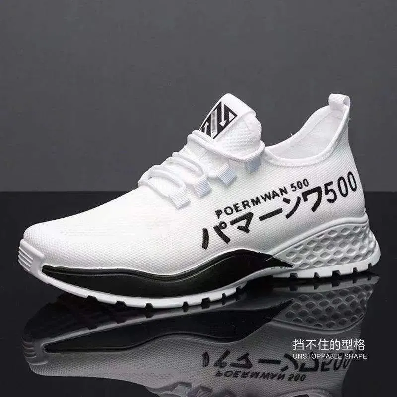 2026 Large Size Spring and Autumn New Breathable Lightweight Casual Men's Shoes Niche Trend Versatile Flat Sports Men's Shoes