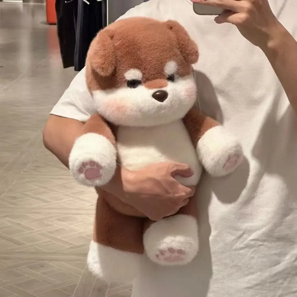 Creative Gift Soft Dog Stuffed Animal Plush Pillow Emotional Support Cute Stuffed Animals Plush 17.7inch Plush Pillow