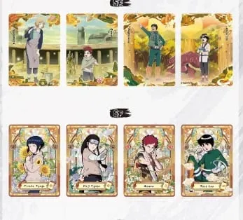 Genuine Naruto Card English Version Chapter of The Formation Uchiha Itachi Gaara Kakashi Anime Collectible Card