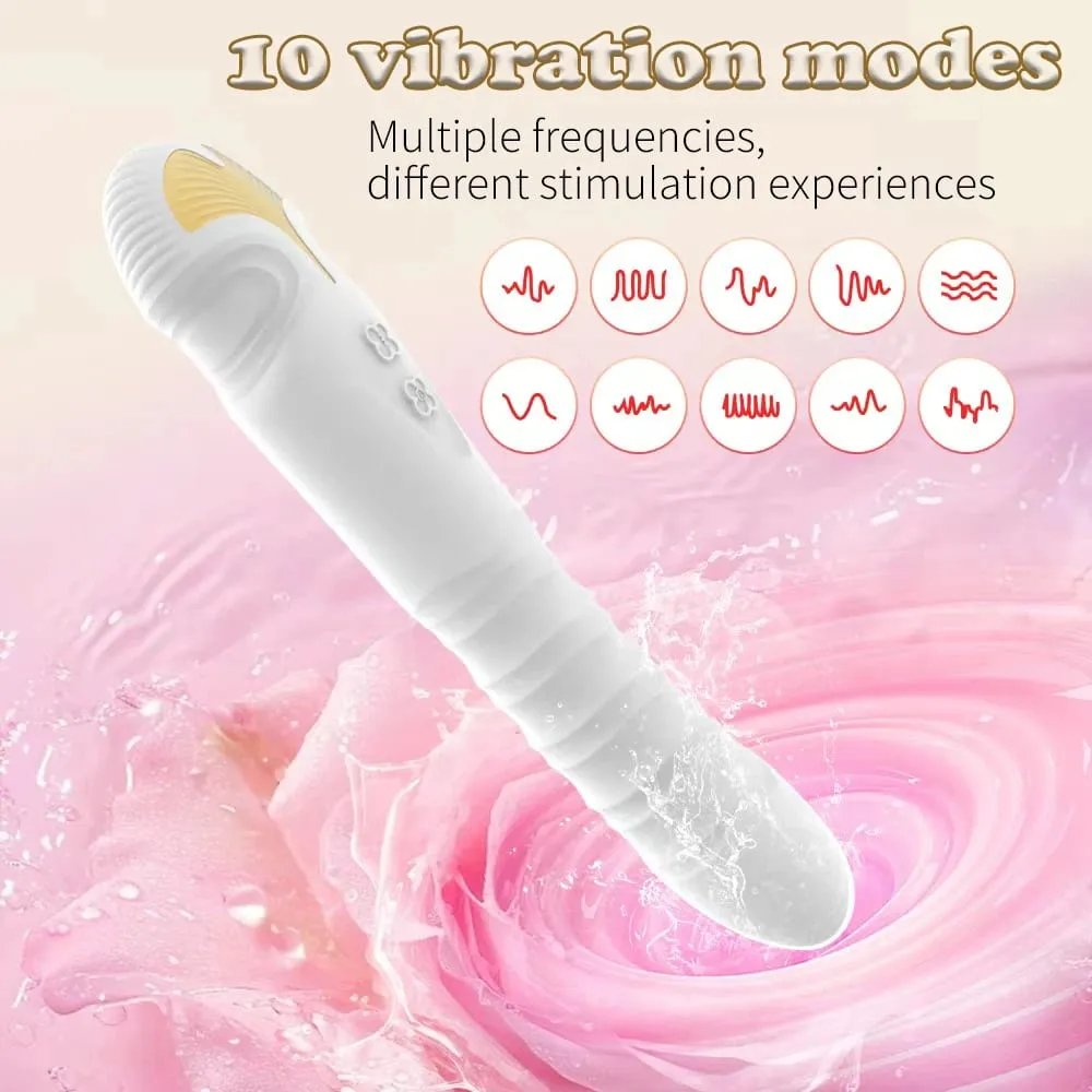 Sex toy vibrator 10 frequency bendable vaginal stimulator couple interactive female masturbator USB charging