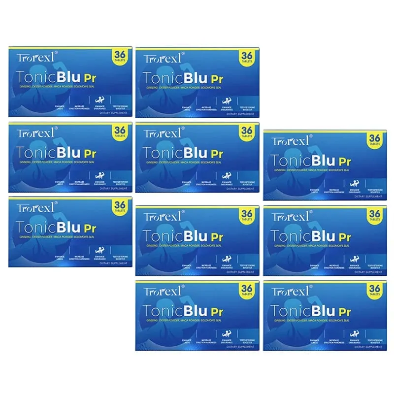 Blue Pill with Oyster Ginseng Maximum Growth Staying Power Male Supplements