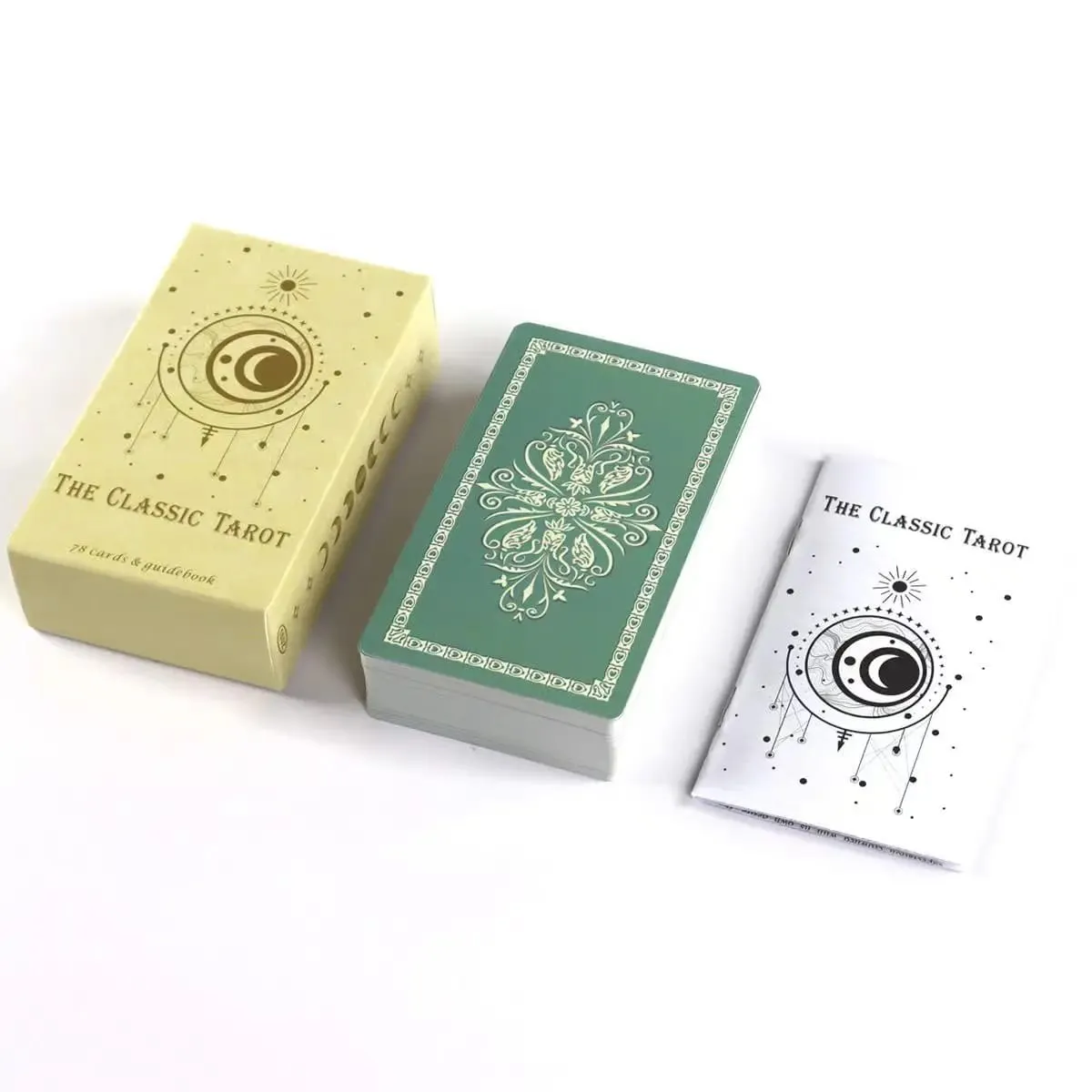 The Classic Tarot Cards 78Pcs Rider Waite Tarot Deck With Guidebook Divination Oracle Card Set Vintage Board Game English Ver.