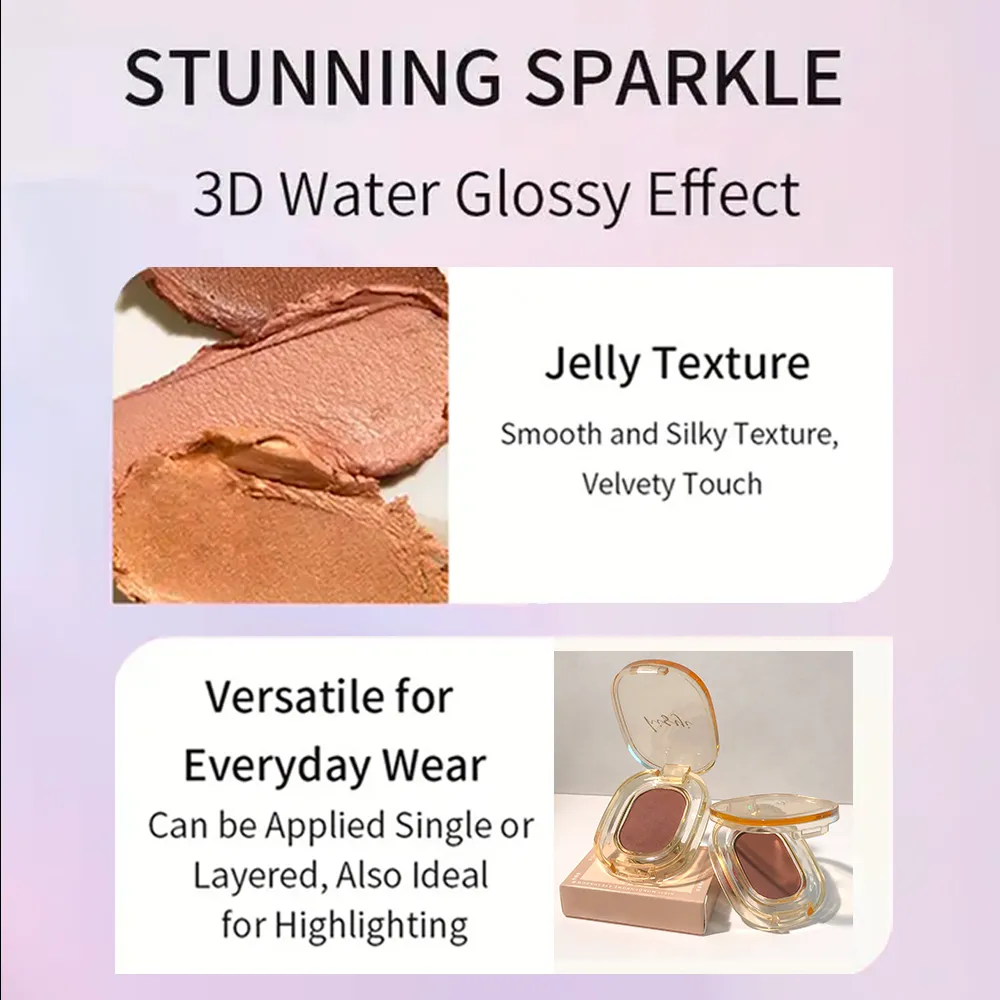 Matte Single Eyeshadow — Brown for Eye Brightening & Face Conceal Long-Lasting Waterproof Easy Blend Multi-Look Xmas & Winter