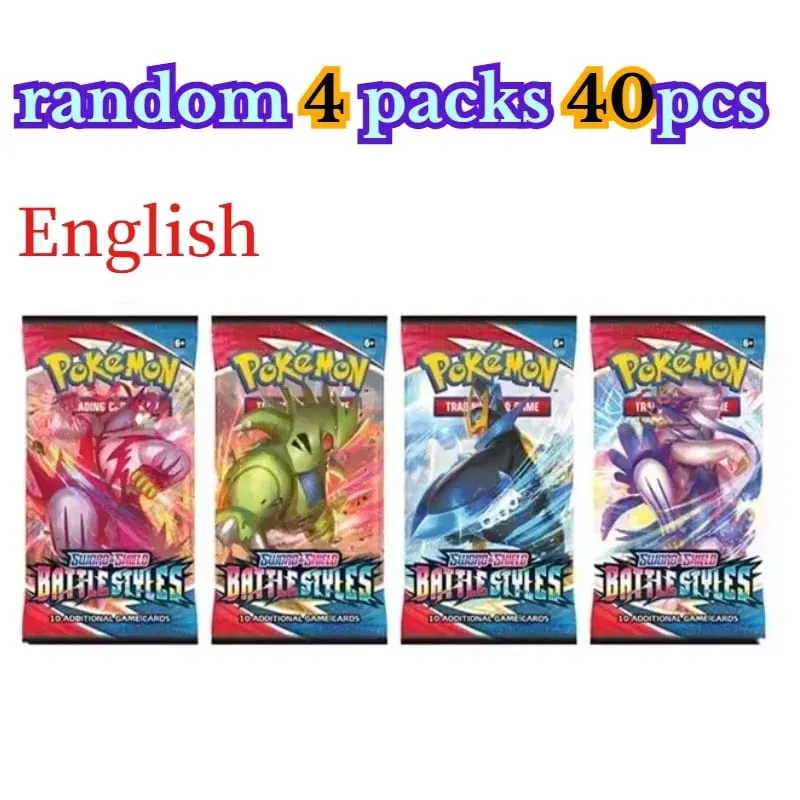 楽しい 40 ピースポケモンカードパック 4 セット日月バイオレット 151 英語トレーディングカードグッズおもちゃハロウィンギフトファンタジー SF