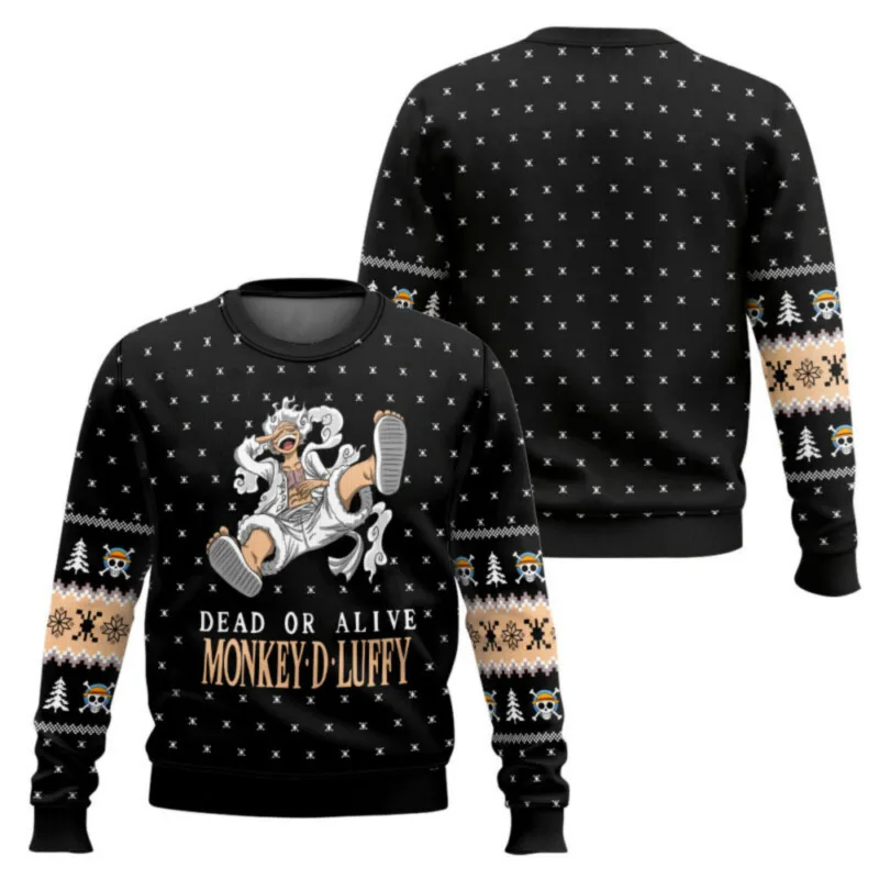 Fantasy chainsaw Christmas Carnival Unisex Sweater Santa Claus Sweater 3D Sweater Autumn and Winter Premium Clothing