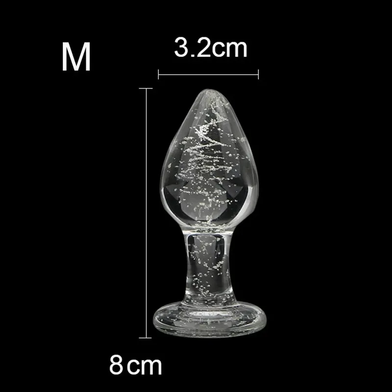 Perles anales en verre pour femmes et hommes, godemiché lumineux, masturbateur féminin, jouets sexuels, jeux de Couple pour hommes adultes, produits érotiques, 28-40mm — image 8