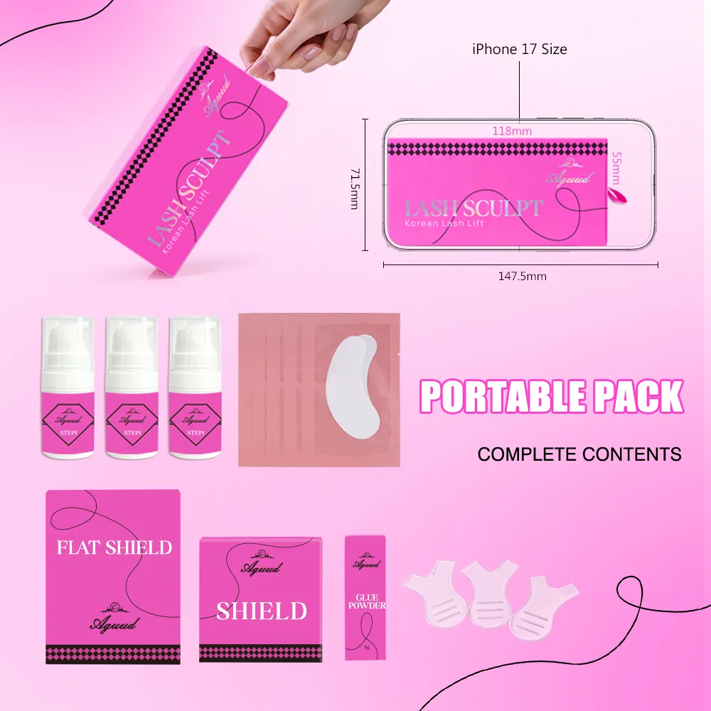 New Upgrade Premium Lash Lift Perm Kit Long Lasting 6-8 Weeks Voluminous Curly Eyelashes Professional Beauty Makeup Supplies