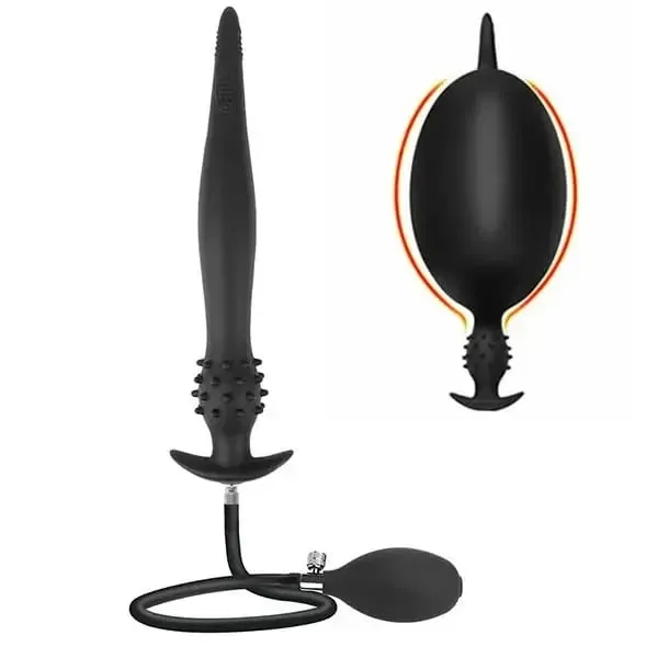 Anal Expander Expand Uppblåsbar Anal Plugg Överdimensionerad lavemang Training Butt Plug Butt Dilator Ass Prostata Sexleksak för män Kvinnor — image 11