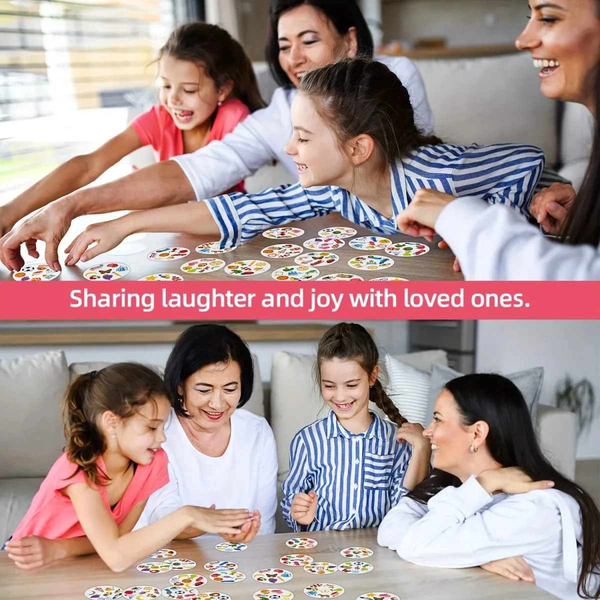 《Snappair: the Ultimate Observation Matching Board Game with 55 Cards》Card Game Board Game Ideal for Family Gatherings Gift