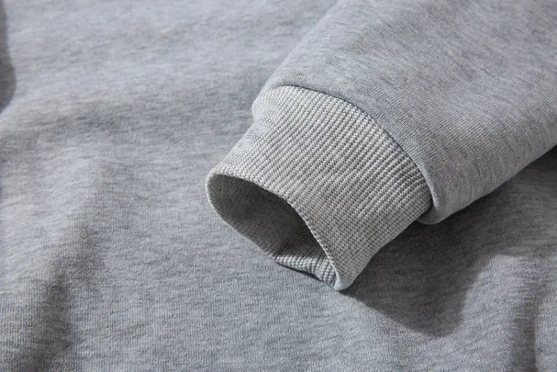 Sweat-shirt à manches longues pour hommes et femmes, pull basique décontracté, couleur unie, printemps automne, sport, Techwear