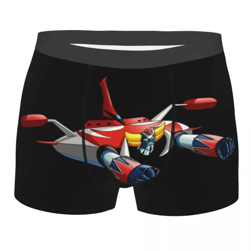 Custom Novelty Goldorak Ufo Robot Grendizer Boxers Shorts Panties Male Underpants Breathbale Briefs Underwear — image 17