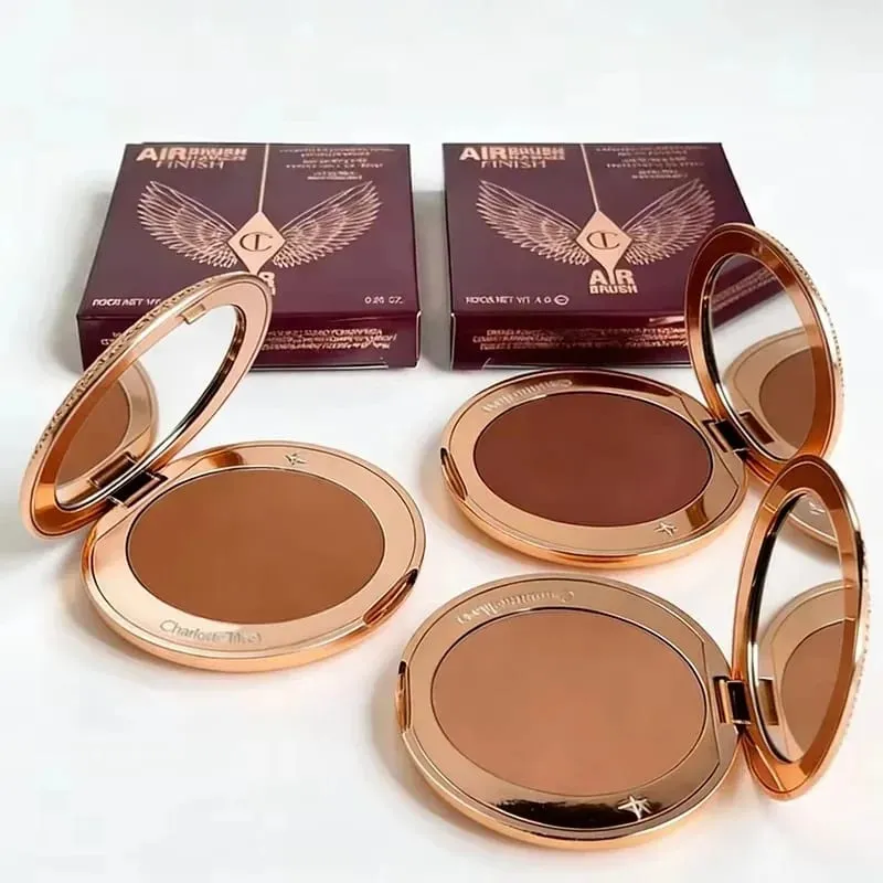 Charlotte Tilbury beállító púder kompakt szájfényes alapozó kéttónusú pirosító szemhéjpúder paletta könnyű, finom, hosszan tartó