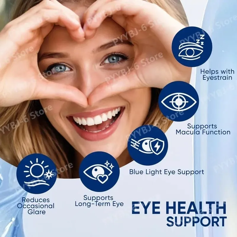 15 in 1 Advanced Eye Formula Lutein Zeaxanthin Bilberry Extract Vitamin C & E Supports Eye Health 60 Veggie Capsules for adult