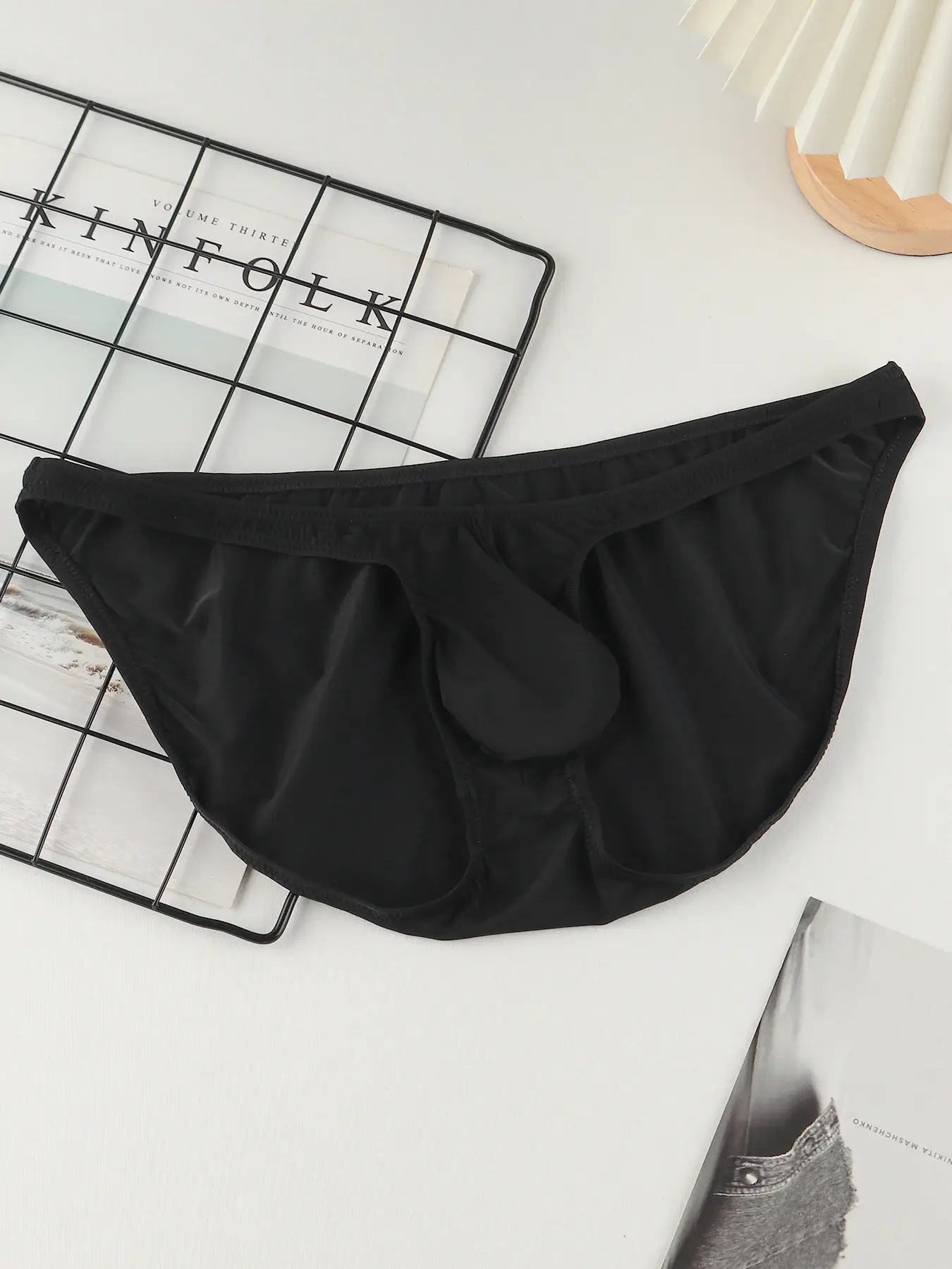 New Men's Underwear U convex Bag Hip Sexy Solid Color Bikini Men's Briefs Comfortable Breathable Quality Male Panties G6008SJ