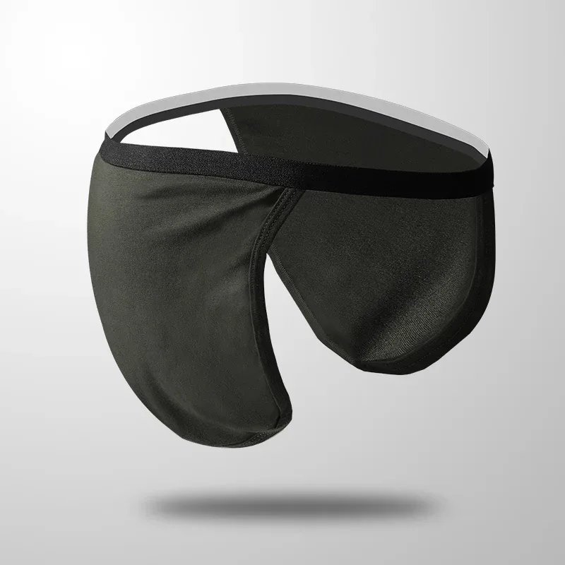 3PCS Men's Japanese Style Fundoshi Cotton Underwear, Breathable Comfort Sports Thong for Men, No Pouch, Sexy Loincloth Private
