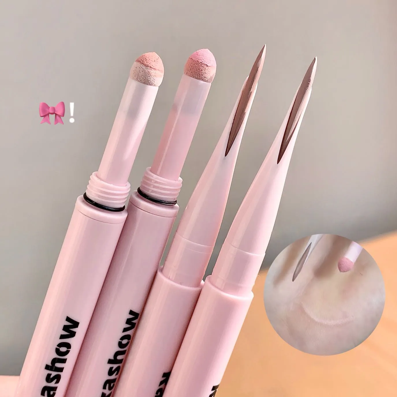 Half Moon Shaped Double Headed Sleeping Silkworm Silk Eyeliner Pen Diamond Glitter Matte Aegyosal Pen Brightening Cream Eye S