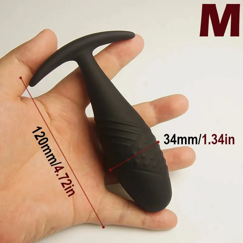 Silicone Anus Butt Plugs with Tapered Base for Comfort Textured Anal Sex Toys Trainer Training Analplug Buttplug Butplug — image 8