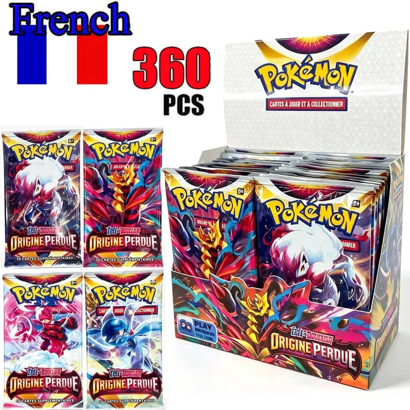 English French Spanish Pokémon Cards Game CROWN ZENITH SILVER TEMPEST Lost Origin Brilliant Stars Carte Pokémon Collection Toys