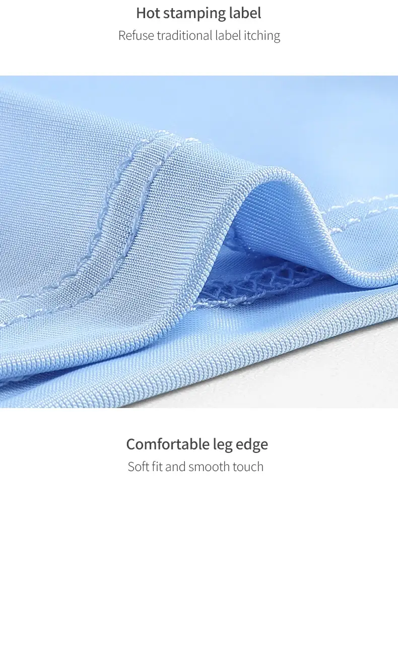Panlalaking ice silk sports underwear panlalaki sa tag-araw na manipis na suot na binti tumatakbo makahinga malaking sukat pinalawig na pagsusuot ng crotch boxers