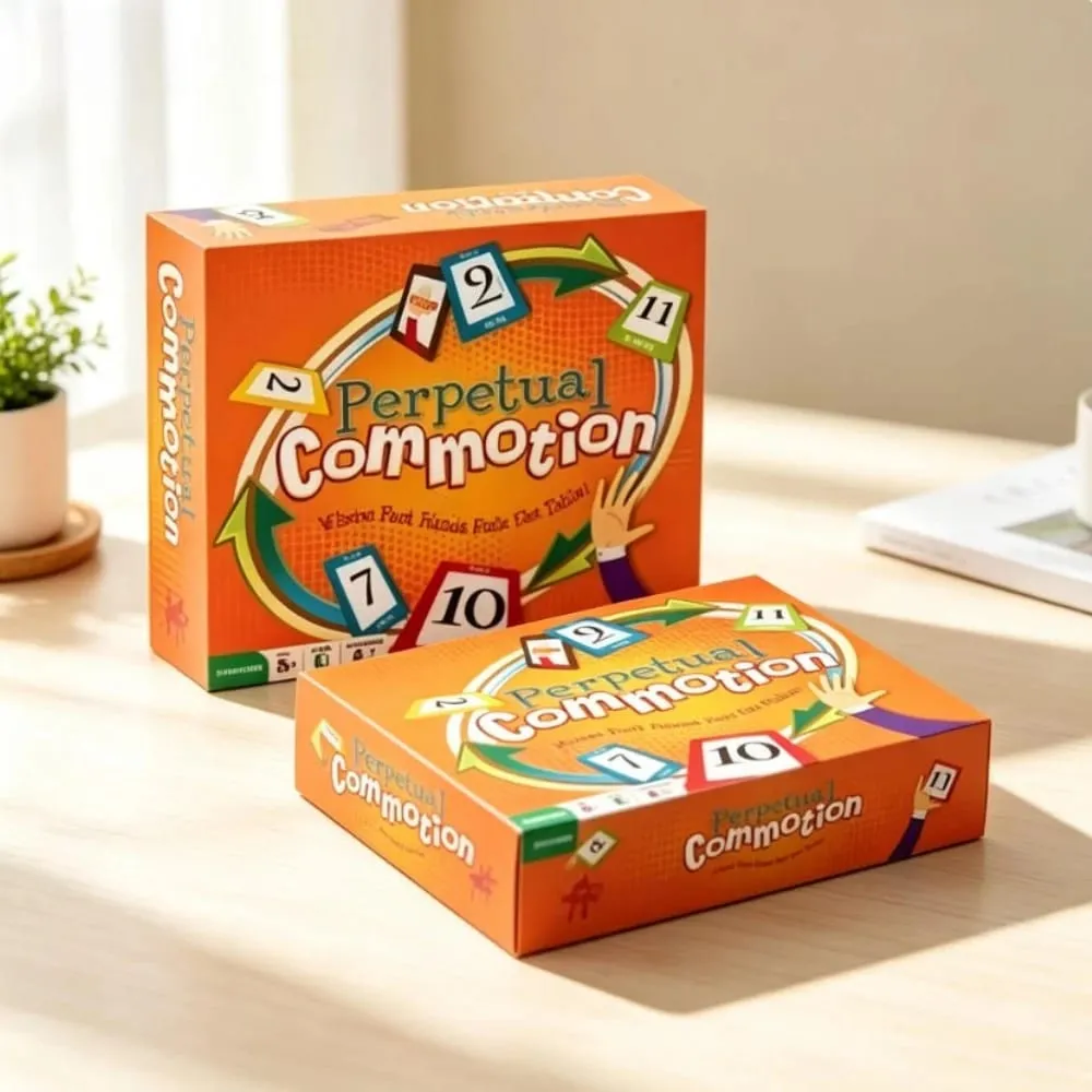Perpetual Commotion Fast Hands Number Card Game Family Party Strategy Reaction Game English Version 2026 New Model — image 7