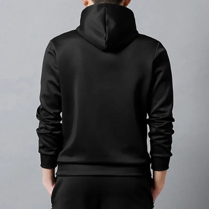 Autumn Winter Daily Casual Sports Pullover 2026 New Arrival Men's Half Zipper Hoodie Urban Fashion Hooded Long Sleeve Sweatshirt