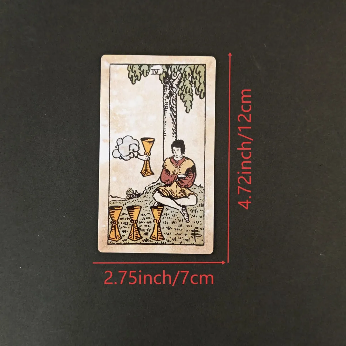 Big Size 12x7cm Tarot Vintage Cards A 78 Rider Deck Oracle English Visions Divination Edition Borad Playing Games