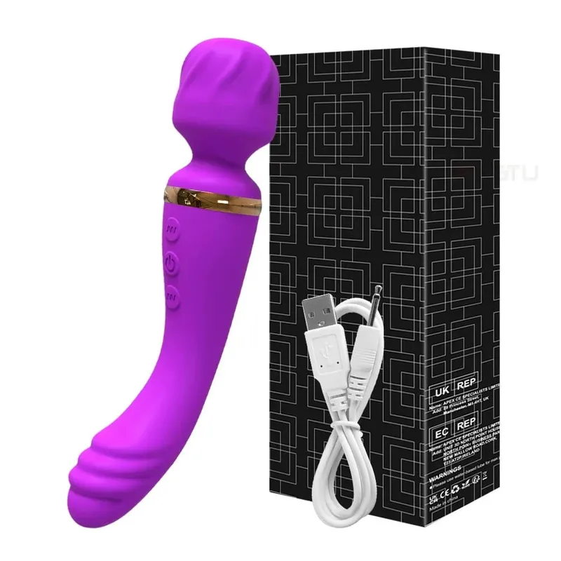 2 in 1 AV Wand Vibrator for Women Clit G-Spot Stimulator Nipples Breast Massager Female Masturbator Sex Toy for Women — image 12
