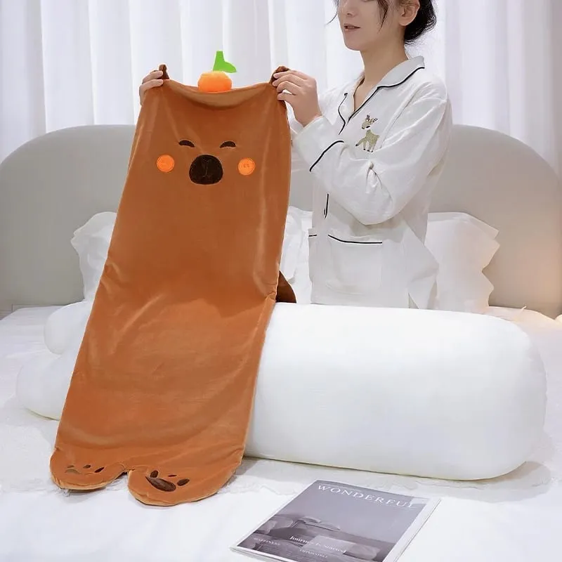 70cm Capybara Decorative Pillow Comfortable Cute Style Cushion Soft Sofa Bed Living Room Hug Pillow For Home Decoration