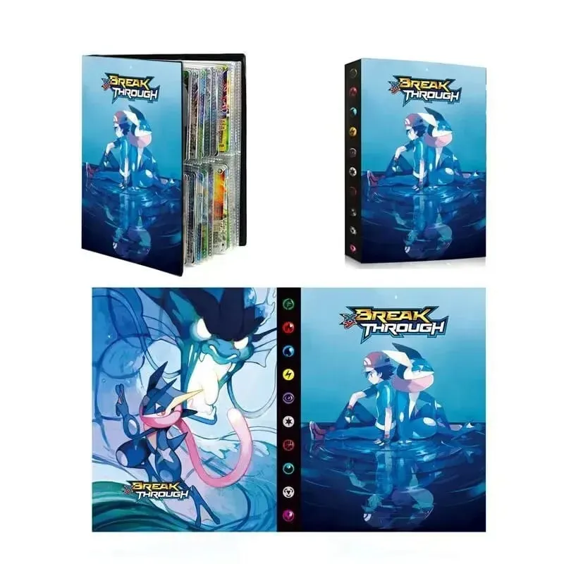 240pcs Fire Dragon Card& Diablo-Fire Dragon Card Book Charizard Cards Album Book Game Card VMAX GX Holder Binder Series Gift — image 3