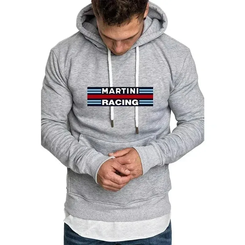 Men's Hoodies Martini Racing Print Unisex Hooded Fleece Sweatshirt Pullover Jacket Casual High Quality Streetwear Fashion Trends — image 5