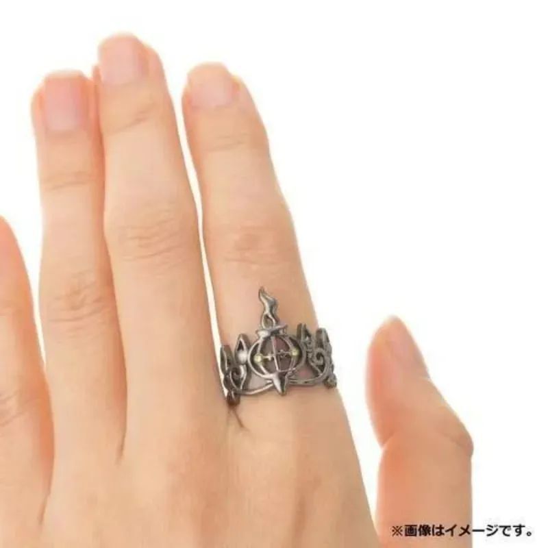 New Pokemon Litwick Dragonair 925 Silver Couple Ring Anime Fashion Cartoon Accessories Cospaly Peripherals Christmas Gifts — image 3