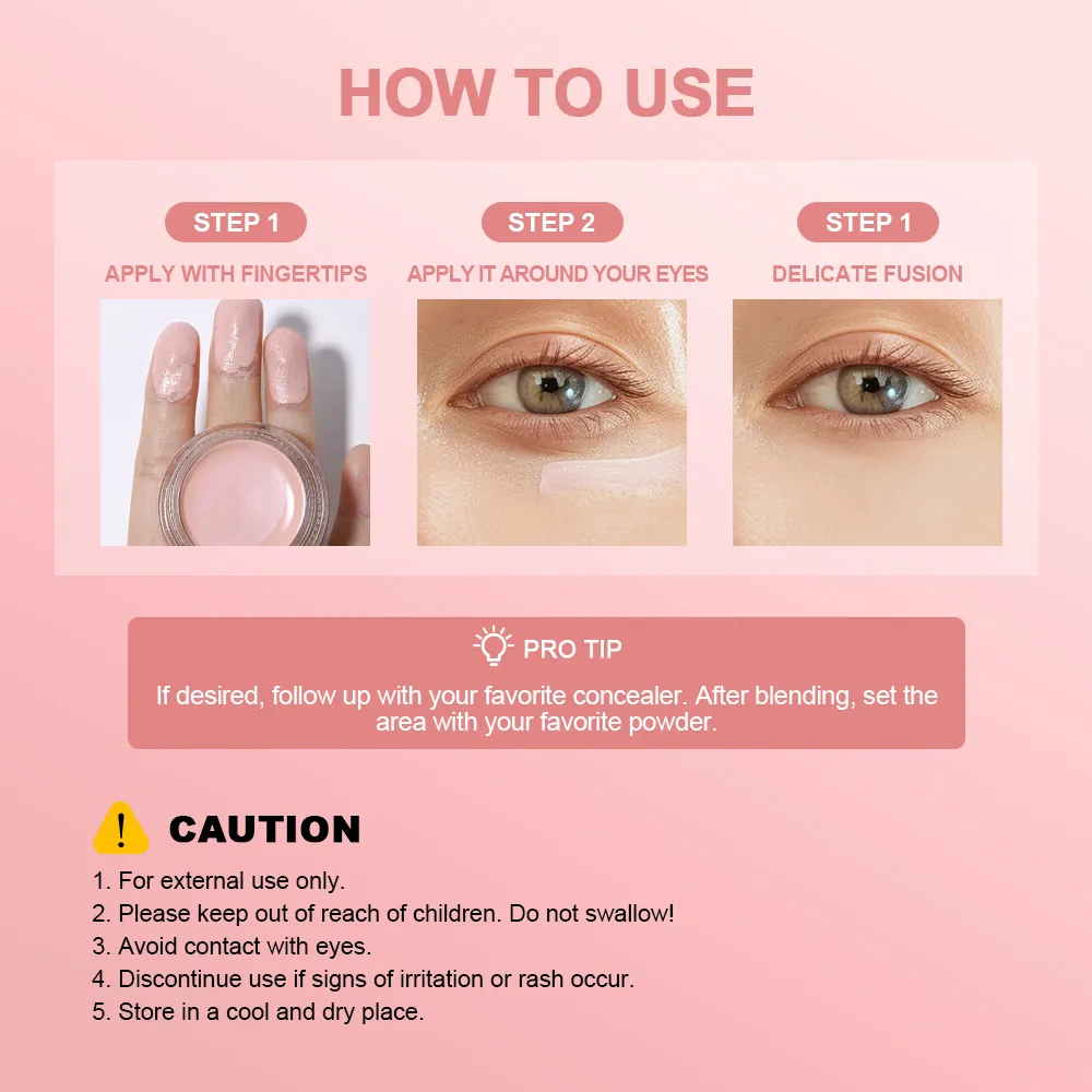 Under Eye Brightener Conceal & Brighten Dark Circles Infused Hyaluronic Acid Shea Butter Hydrating Long Lasting Under Eye Correc — image 7