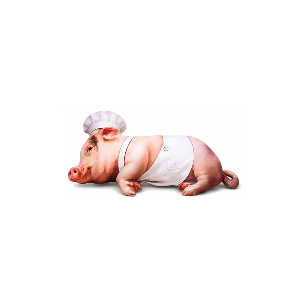 Material Animal Body Pillow PP Cotton Filled Soft Texture Animal Cushion 40cm Size Cute Design Pig Keychain Bedroom Use