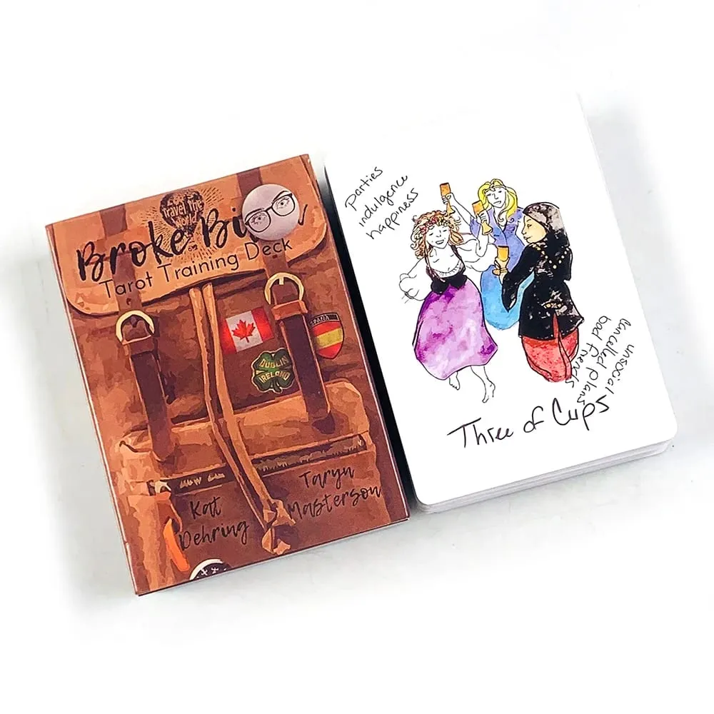 Broke B Word Tarot Cards Games Vibrant Illustrations Easy-to-Read Guide Great For Beginners Divination Meditation & Party Game — image 3