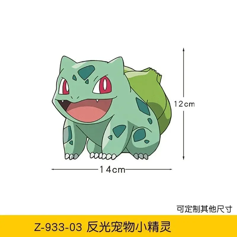 20 Arten Pokemon-Autoaufkleber, Anime-Figur, Pikachu, Gengar, Eevee, Charmander, niedliche Cartoon-Puppe, kreative Aufkleber, Geburtstagsgeschenke